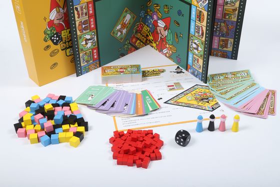 Хорошая цена. CMYK Печатные настольные игры Custom Logo For Entertainment онлайн