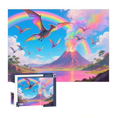 Хорошая цена. 1000-часовая печатная головоломка для образовательной игры онлайн